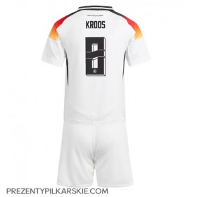 Stroje piłkarskie Niemcy Toni Kroos #8 Koszulka Podstawowej dla dzieci ME 2024 Krótki Rękaw (+ szorty)